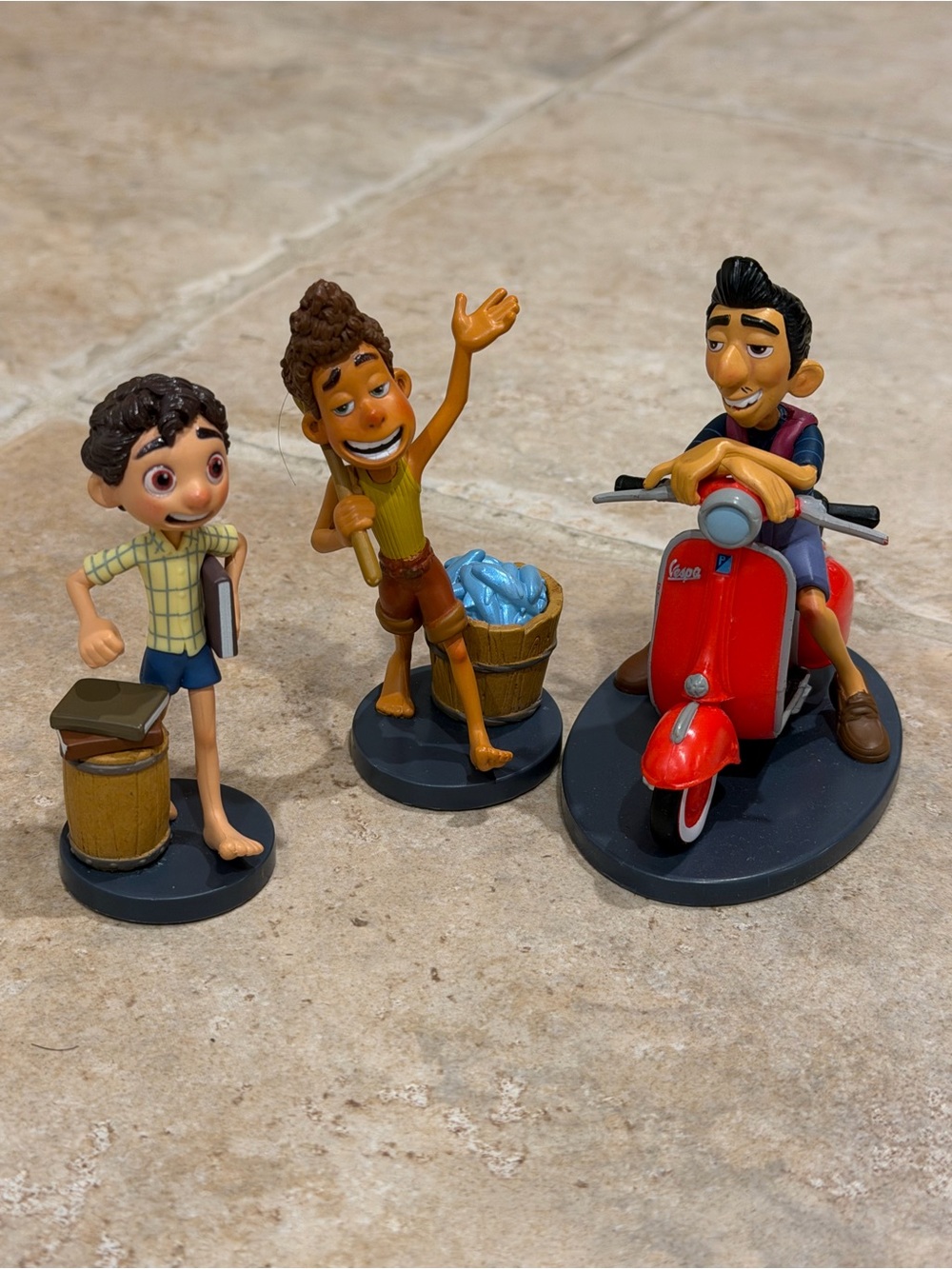 Disney Luca Alberto & Ercole Figurines
